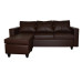 Deco L Shape Sofa Brown