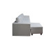 Deco L Shape Sofa White