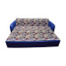 Sofa Cum Bed - Pated Blue Merino