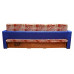 Sofa Cum Bed - Pated Red Merino